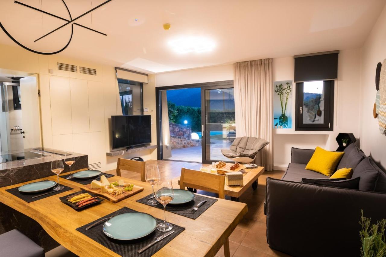 Lithari Luxury Villa With Private Pool, Your Perfect Retreat, Crete Ágios Nikólaos Екстериор снимка