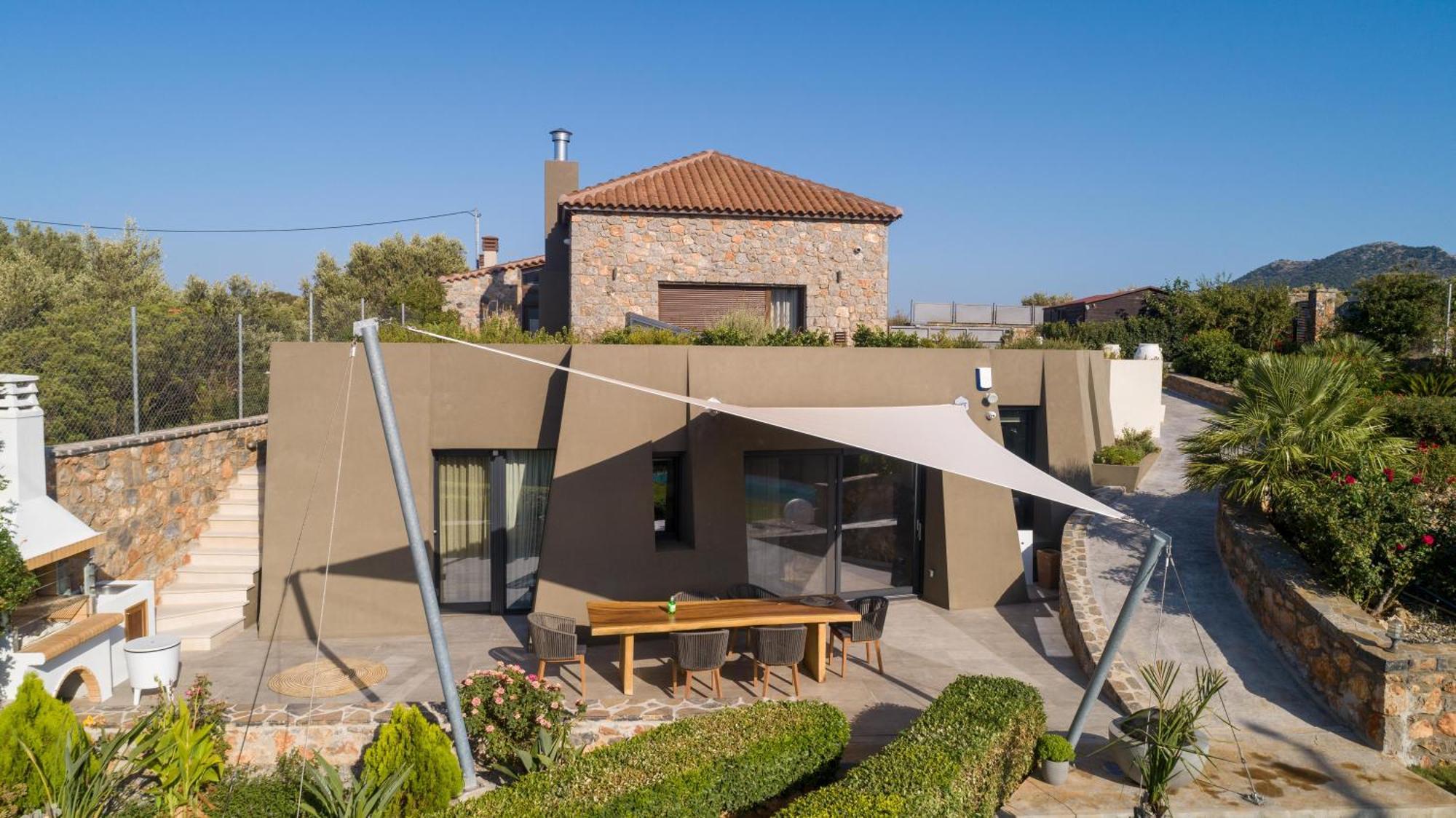 Lithari Luxury Villa With Private Pool, Your Perfect Retreat, Crete Ágios Nikólaos Екстериор снимка