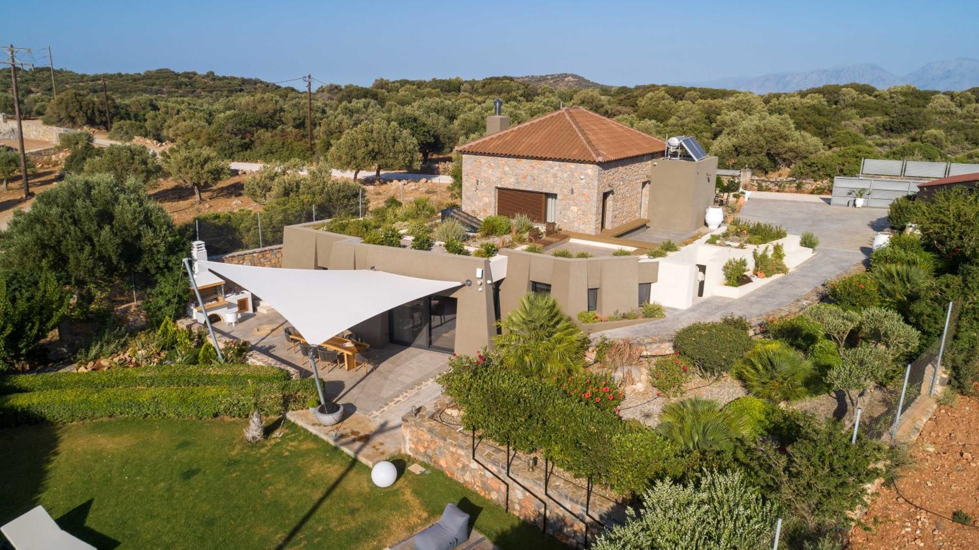 Lithari Luxury Villa With Private Pool, Your Perfect Retreat, Crete Ágios Nikólaos Екстериор снимка